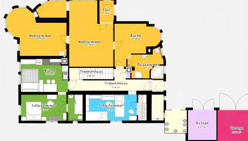 ansimali 1- Gemütliche FeWo mit Küche und Gartenblick in Grünhain-Beierfeld für Tierfreunde und Radliebhaber - Foto 4