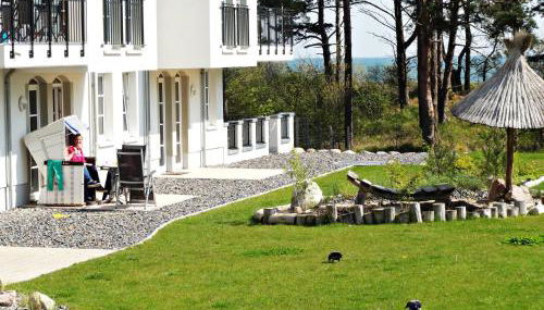 3 Zimmer Ferienwohnung Haus Meeresblick mit Meerblick A005 mit Südterrasse und Strandkorb - Foto 2