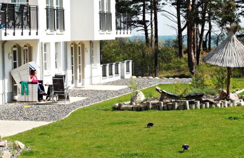 3 Zimmer Ferienwohnung Haus Meeresblick mit Meerblick A005 mit Südterrasse und Strandkorb - Foto 2