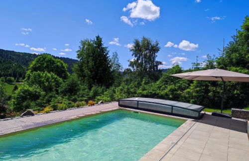 Le Cerf, chalet cocooning avec piscine et billard - Foto 24