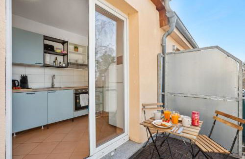 Larooms Merseburg - Apartment NP24 - 2 Zimmer - 4 Betten - Waschmaschine - Parkplatz - Balkon - Foto 18