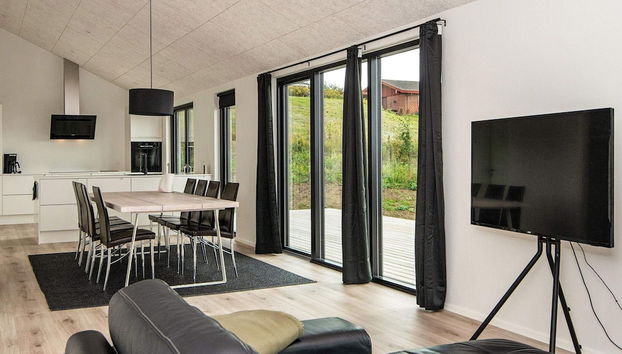 8 Person Holiday Home in Ebeltoft - Foto 5, Zona de estar