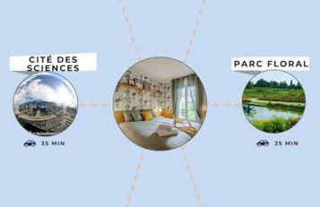 Orphée by Kleidos - Disney 10min! Superbe T2, 4P, Parking gratuit, Balcon - Foto 13