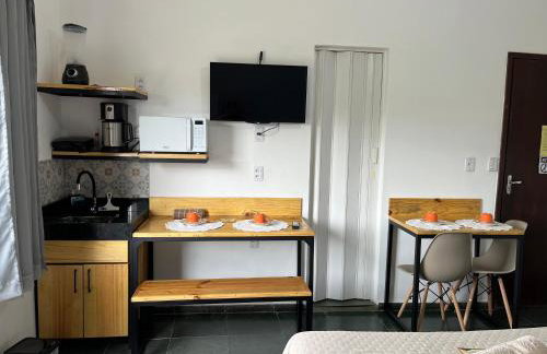 Flat com ar, varanda e linda vista para o Ibituruna - Pico do Ibituruna - 201 - Foto 8