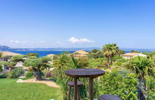 Villa Palma Giens - Vue Mer Panoramique -Piscine Chauffée Mai à Septembre- 4 chambres -Garage - Foto 3