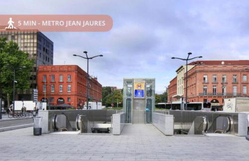 T2 Havre paix Centre ville Toulouse - St Georges - Bureau Wifi - Climatisé - MÉTRO 5min - Foto 17