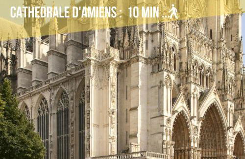 Les Perles Amiénoises-Suite Luxe Centre-Parking - Foto 17