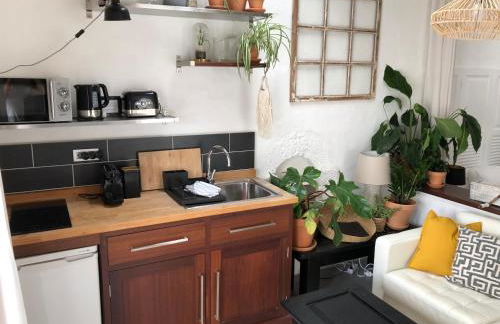 Sala Botanica Studio - Shared Pool - Central Island Location - 10 mins drive to Famara and La Santa - Foto 9