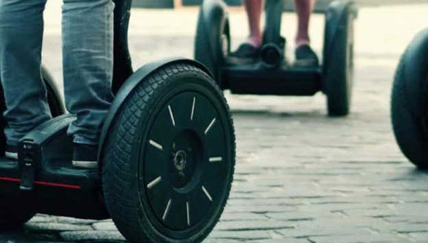 Segway durante la actividad