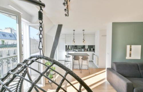 Paris Central 1 bedroom Apartment with AC - Foto 9