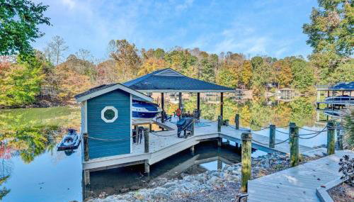 Waterfront Lake House Ideal Dock for Boats, Swimming, Fishing - Foto 3
