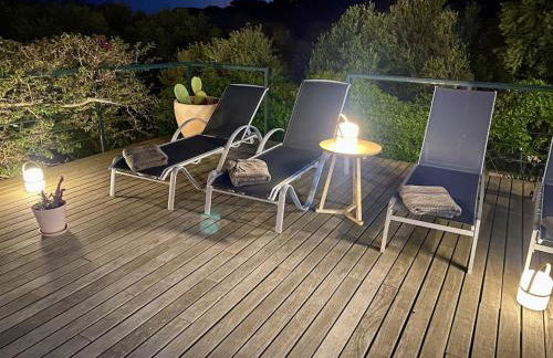 Bini Moxonia Villa de lujo con Vistas al mar, piscina, barbacoa Espectacular Jardín - Foto 61