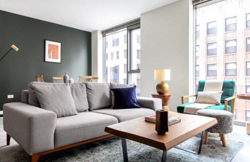 Loop 1BR w Pool Gym nr Financial District CHI-282 - Foto 2