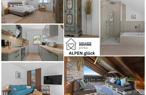 ALPENglück - Stylisches Dachgeschoss-Apartment mit Bergblick, großer Balkon & 3 Schlafzimmern - Foto 1