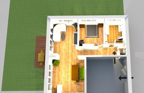 85 qm Wohnung Pauluste mit Terasse und Garten - Foto 5