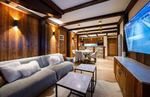 Luxury suite 70m2 balcon courchevel1850 parking - Foto 25