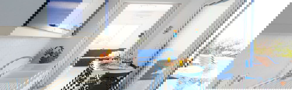 White Blue Villa - Foto 1, Zona de estar del vestíbulo