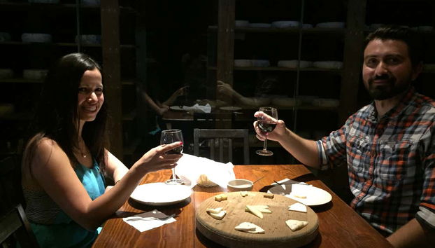 Dégustation de fromages et de produits locaux