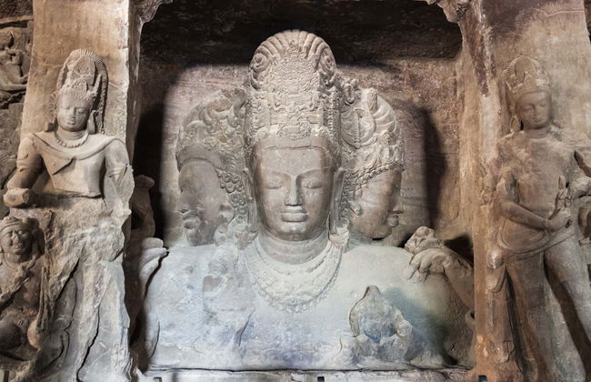 Excursão privada às Grutas de Elefanta - Foto 1