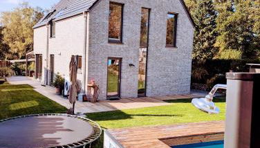 Architektenhaus mit Spielplatz, Sauna & Pool am Wald nahe Hamburg - Foto 4