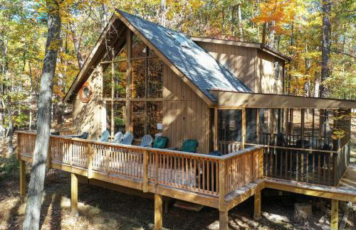Dog-Friendly A-Frame with Hot Tub and Firepit - Foto 51
