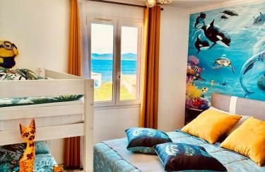 Superbe Villa 5 étoiles Presqu'Île de Giens la Madrague Rita la Villa d'Or vue mer piscine - Foto 32