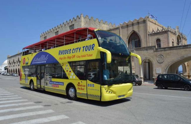 Ônibus turístico de Rodes + Passeio de barco com fundo de vidro - Foto 5