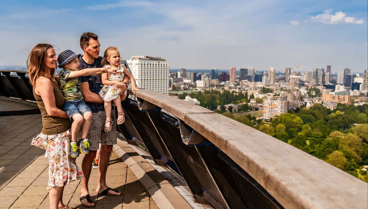 Vue sur Rotterdam depuis la tour Euromast