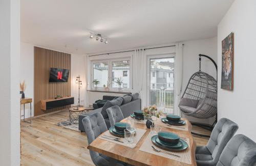 Roomfall Apartment Sinsheim mit TG & Wi-Fi & Balkon - Foto 1