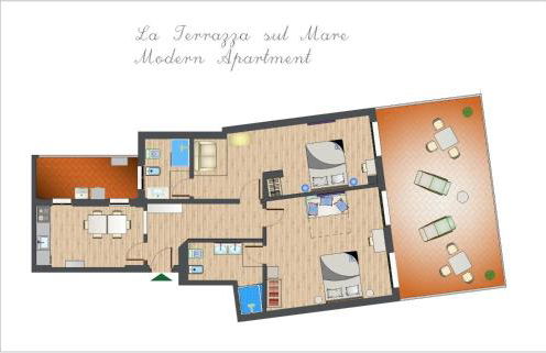 La Terrazza sul Mare Modern Apartment - Foto 23