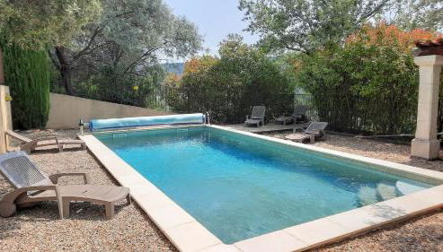 Maison de vacances avec piscine privative, Oustau des Oliviers vue dominante Colorado provençal - Foto 3, sunbed