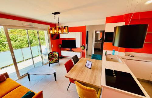 Haut Standing ACCÈS DIRECT MER 3min à pieds,Parking privée, Wifi, Netflix - Foto 3