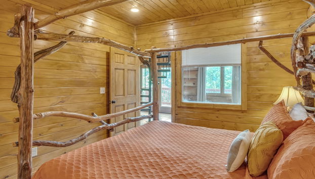 Stunning Views - Amazing Mountain Views 2 Bedroom Cabin by Heavenly Views Resort - Foto 3, Habitación