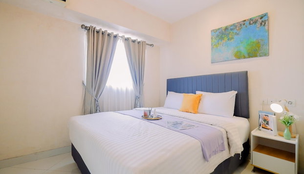 Homey And Big Studio Apartment At The Wave Kuningan - Foto 5, Habitación