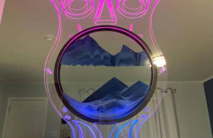 Custom LED Sand Art - Nintendo, Large Parking - EV Ready - Foto 6