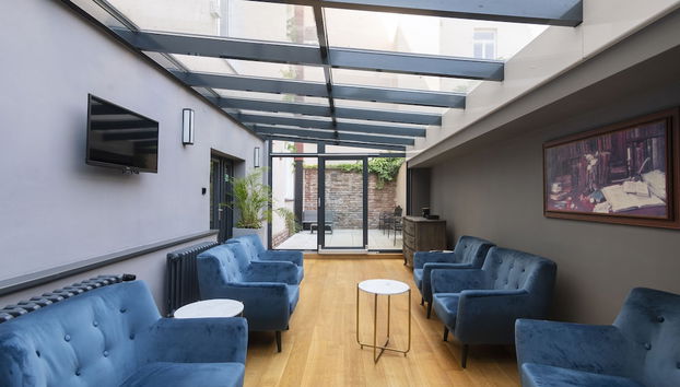 Sala de estar do lobby