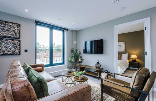 City Penthouse - Roof Terrace & Free Parking - Foto 19