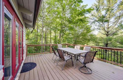 2 Mi to Skiing! Wooded Beech Mtn Retreat with Decks - Foto 25