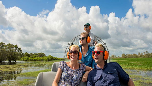 The True Territory Tour: Helicopter Flight, Airboat Ride, Jumping Crocodile Cruise and Lunch - Photo 3