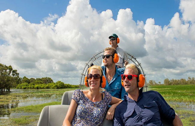 The True Territory Tour: Helicopter Flight, Airboat Ride, Jumping Crocodile Cruise and Lunch - Photo 3