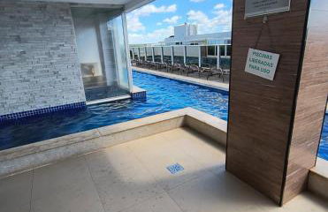 Ap alto padrão Noroeste Brasília com garagem coberta, wi-fi e área de lazer com piscina e academia - Foto 16