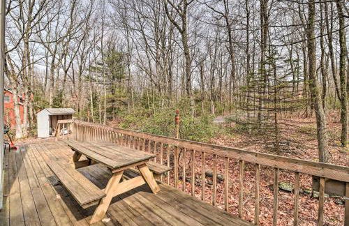 about 1 Mi to Lake Secluded Poconos Home with Decks - Photo 30