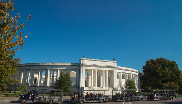 Vistas del tren recorriendo Arlington