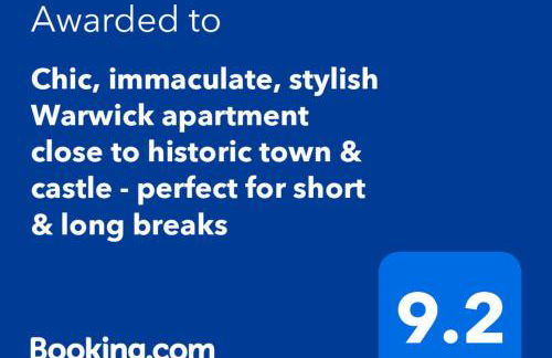 Chic, immaculate Warwick apartment sleeps 4,2 bathrooms, free private parking, easy walk to Warwick, canal-side pub on doorstep - perfect for family breaks, the races or work stays - Foto 22