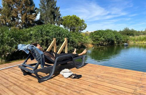 Barn Cottage at Yoga Farm with Natural Swimming Pool near Beach - Foto 18