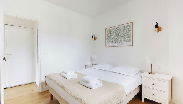 Charming Appt - 1bd/2p - Near Canal Saint Martin - Foto 4, Habitación