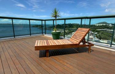 Flat Frente ao Mar em Camburi Rooftop com Piscina e Vista Incrível - Foto 3