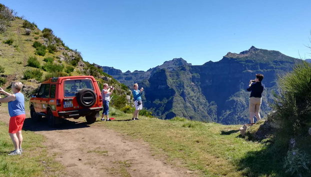 Osservando il panorama da un belvedere