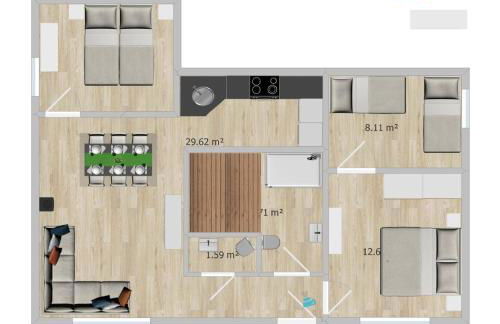 Ferienhaus 2-6 Pers Europa Feriendorf neu renoviert mit Sauna - Foto 12