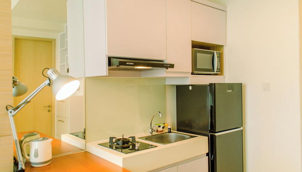Comfort And Minimalist 1Br At Tree Park City Bsd Apartment - Foto 5, Cocina privada